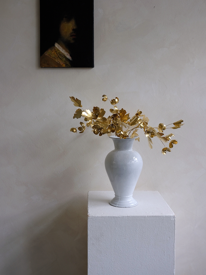 Brass Geranium Bouquet by artist Debbie Fairbrass