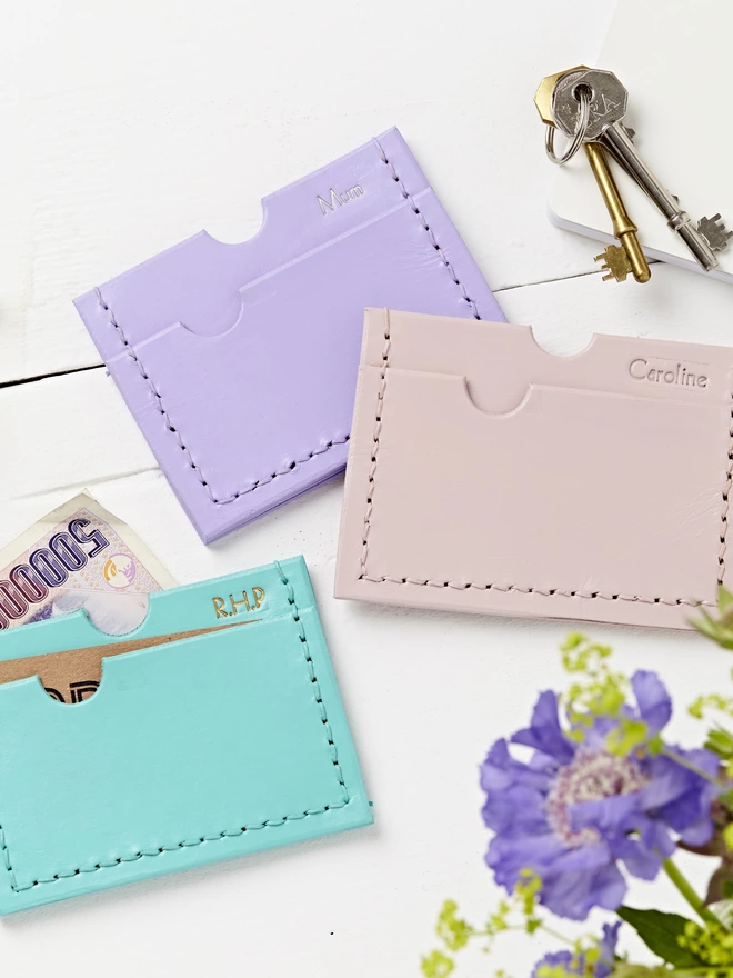 Leather Card Holders Perfect Mother's Day Gifts