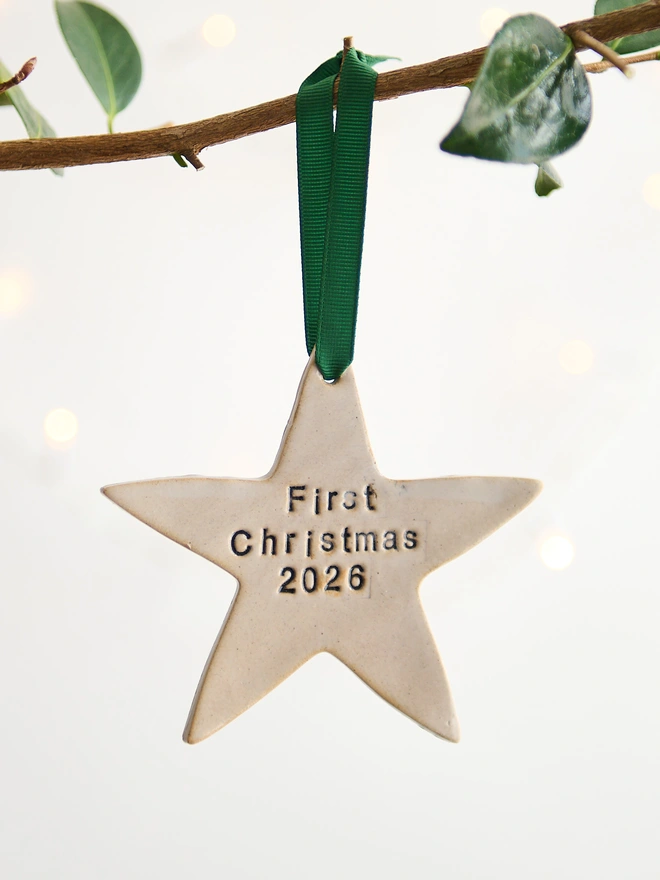 personalised Christmas dec