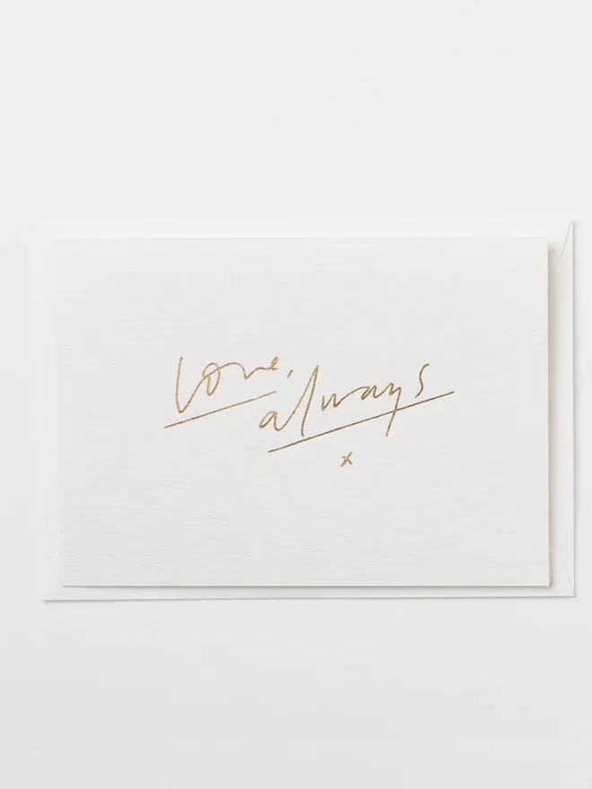 'Love, Always' Greeting Card