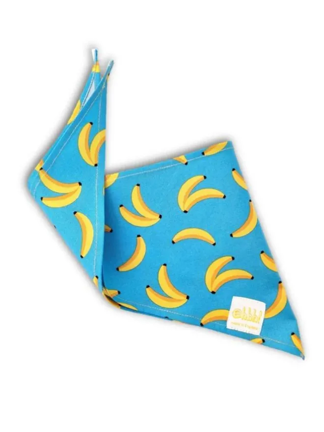 Pop Banana Cotton Dog Bandana 