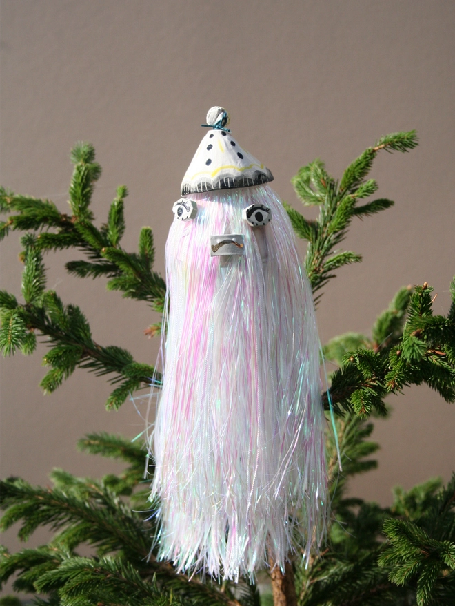 mystic yeti Christmas tree topper decoration