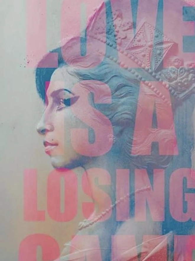 'Love is a Losing Game' Amy Winehouse Art Print