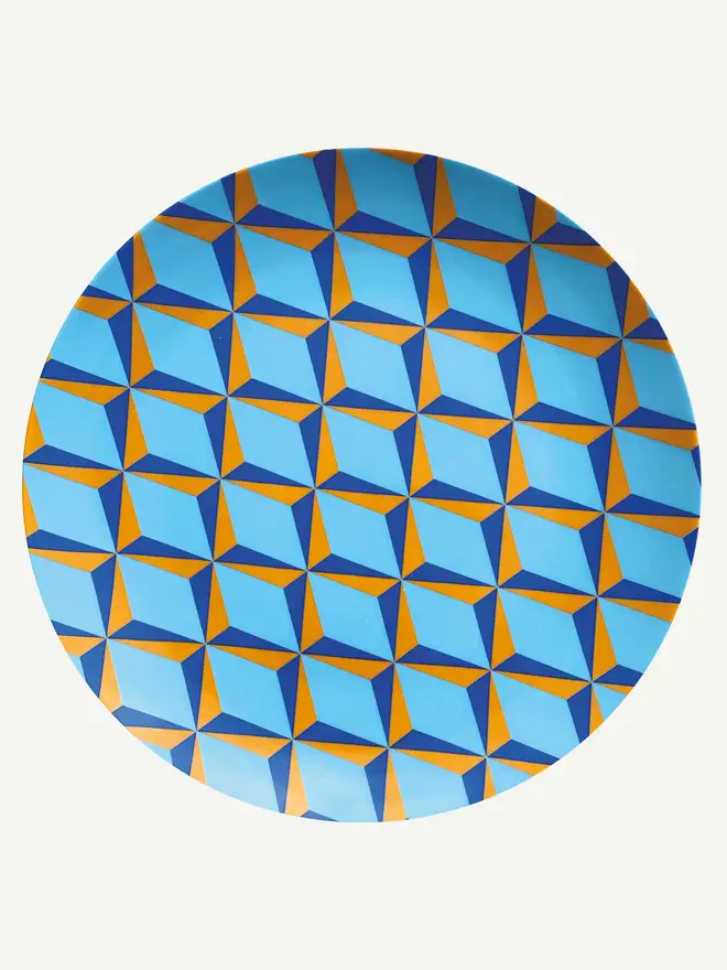 Retro Blue Plate
