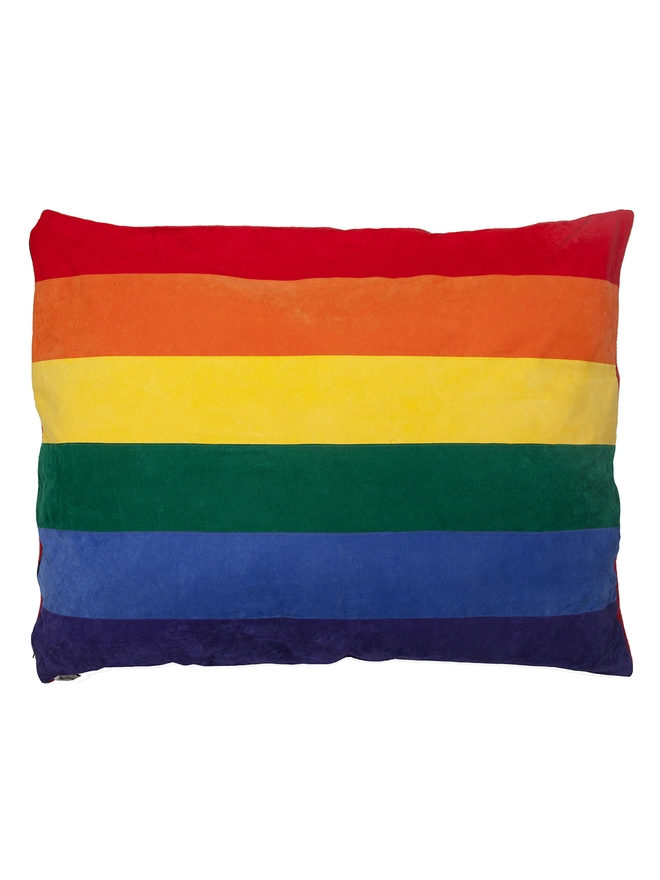 Pride Flag Dog Bed by Creature Clothes