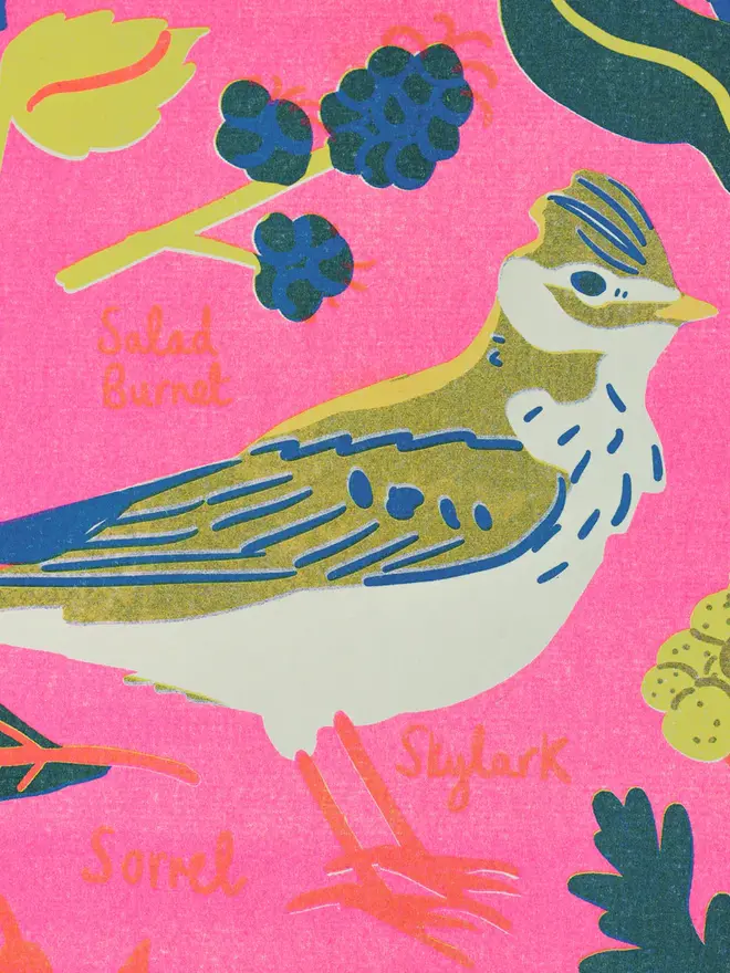 'March' Month Forage Print