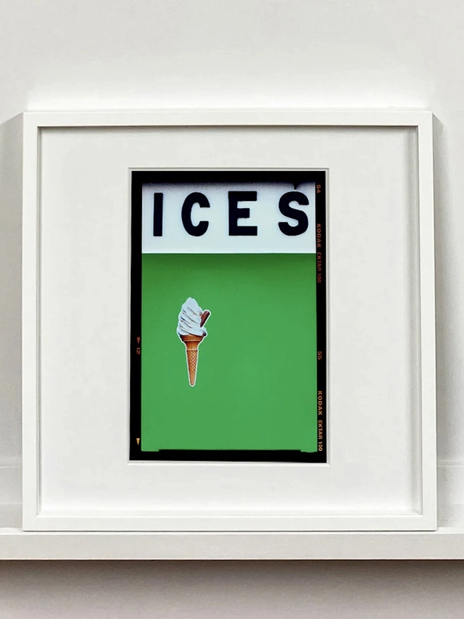 'ICES', Green, Bexhill on Sea, Colourful Artwork