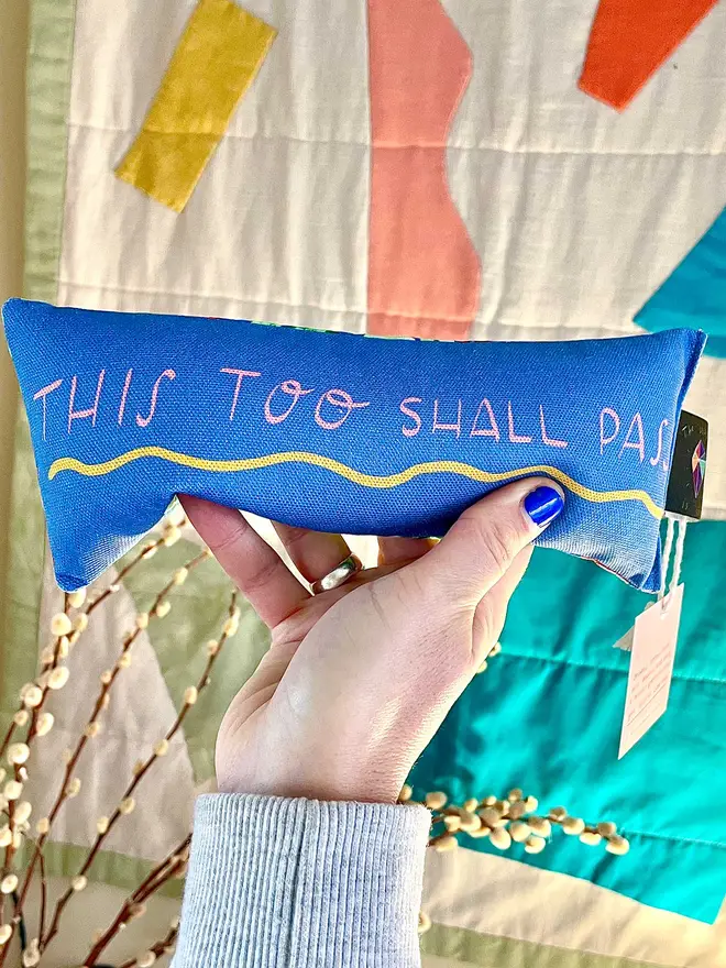This too shall pass lavender eye pillow