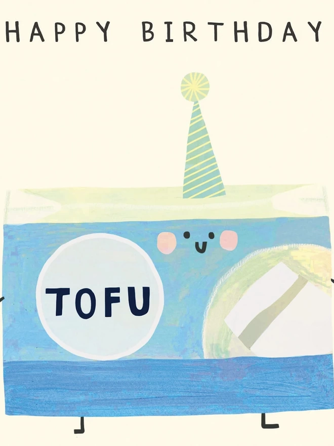 Tofu Birthday Card