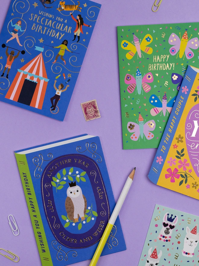 'Another Year Older And Wiser' Fairytale Owl Birthday Card