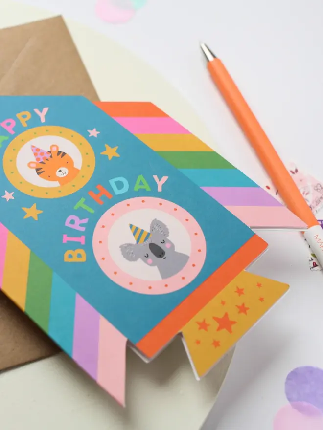 'Happy Birthday' Rocket Card