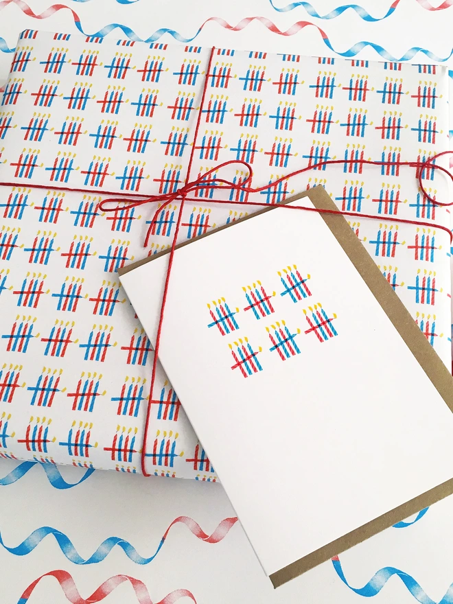 30th Birthday Card And Matching Wrapping Paper