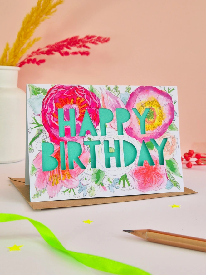 spring birthday card