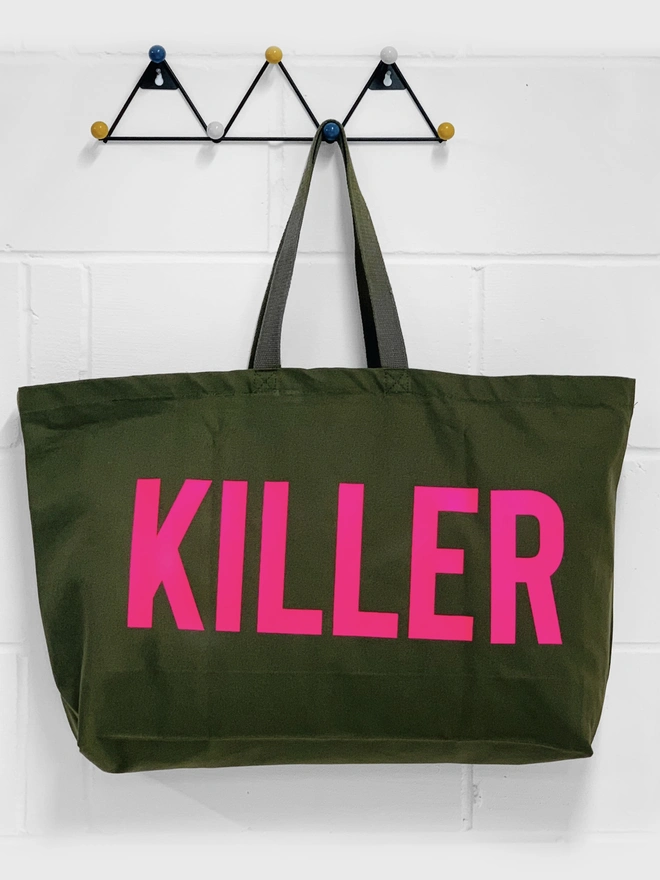 Killer Queen Supersize Tote - front