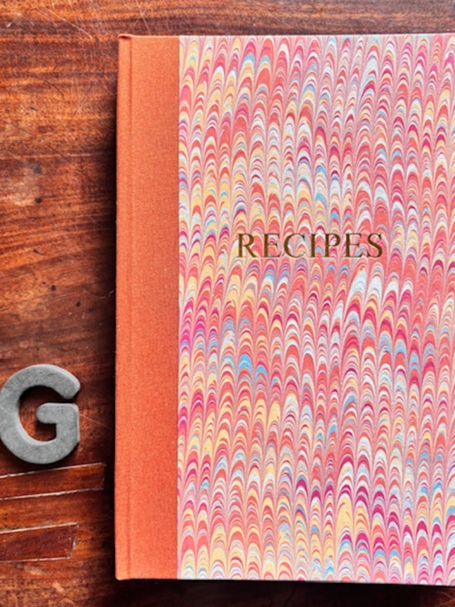 Recipe Book. A recipe book in G