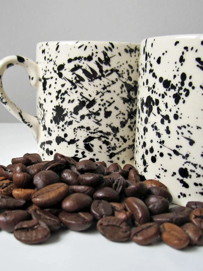 Mini Splatter Espresso Mugs 