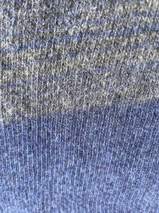 Colour of knit up close