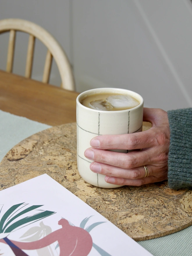 Handmade ceramic cup