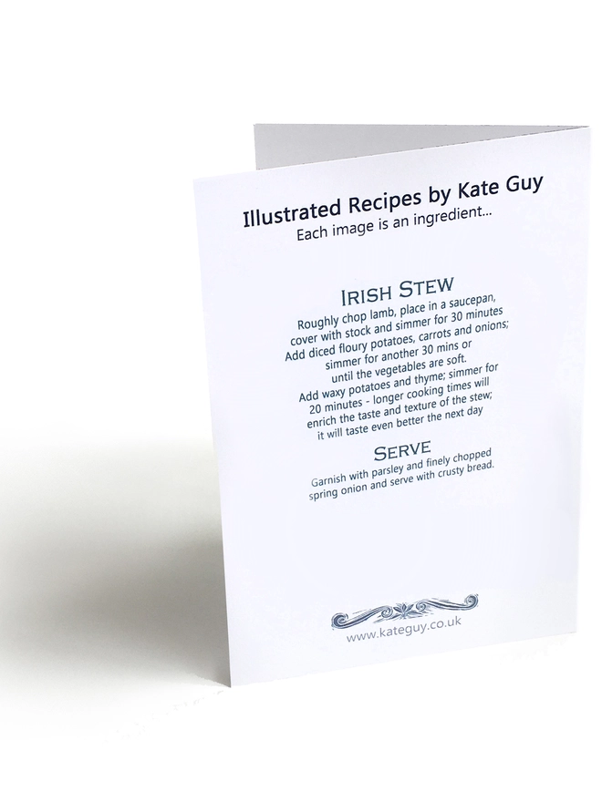 Irish-stew-greetings-card-illustrated-recipe-cooking-instructions-back-lino-cut-kate-guy