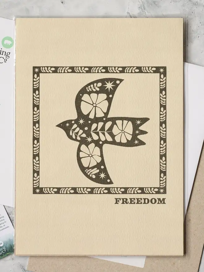 'Freedom' Graphic Print