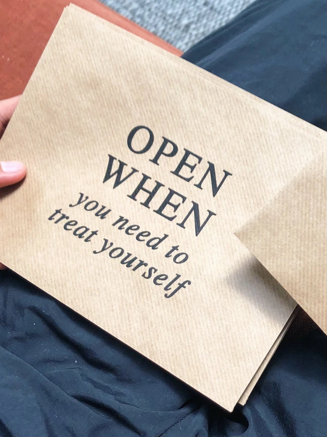 University Open When Envelope