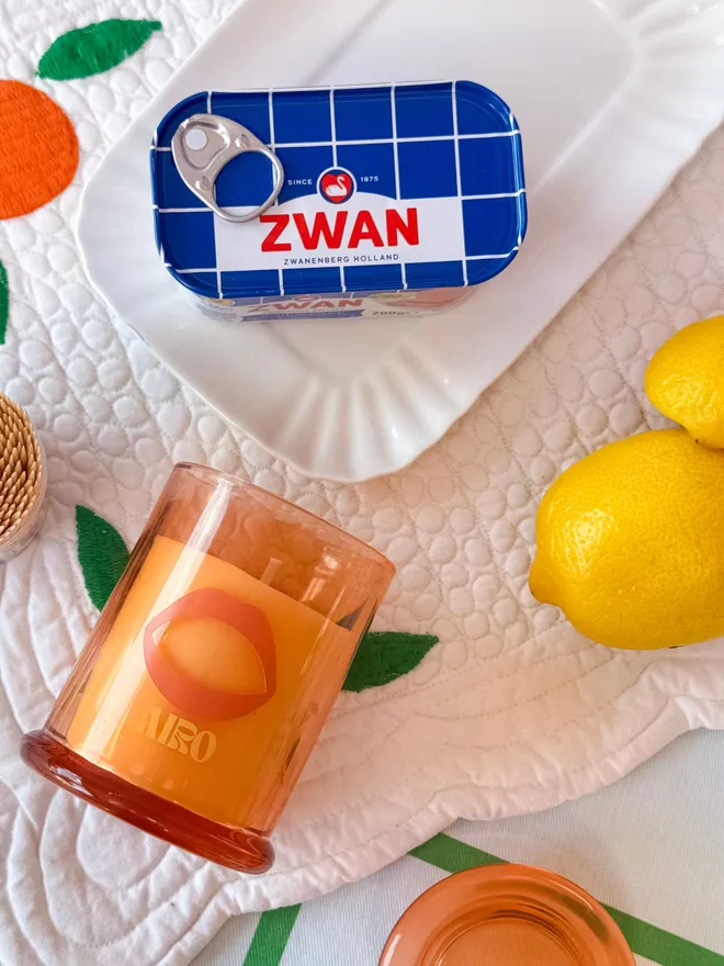 EAT mini candle with food