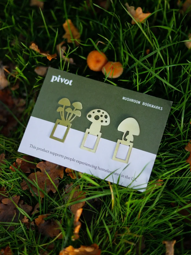 Mushroom bookmarks