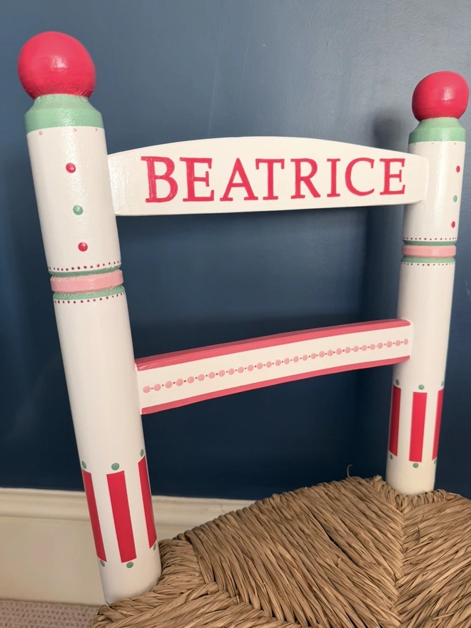 Christening chair for children. 