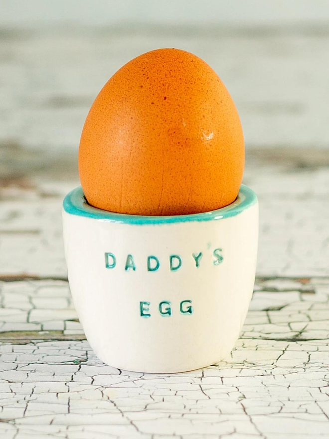Personalised egg cup