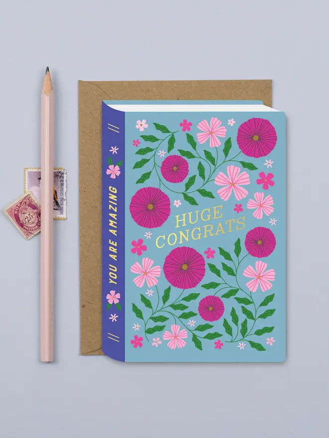 Fairytale Floral Congrats Card