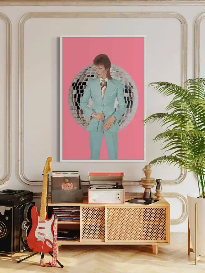 Bowie Rock Limited Edition Of 75 Print 