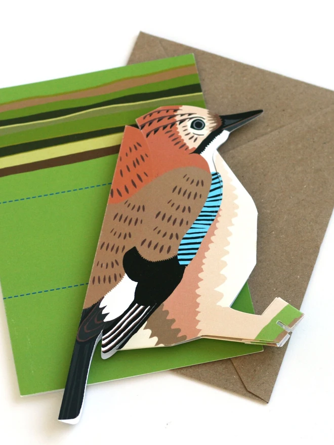 3d jay pop out card