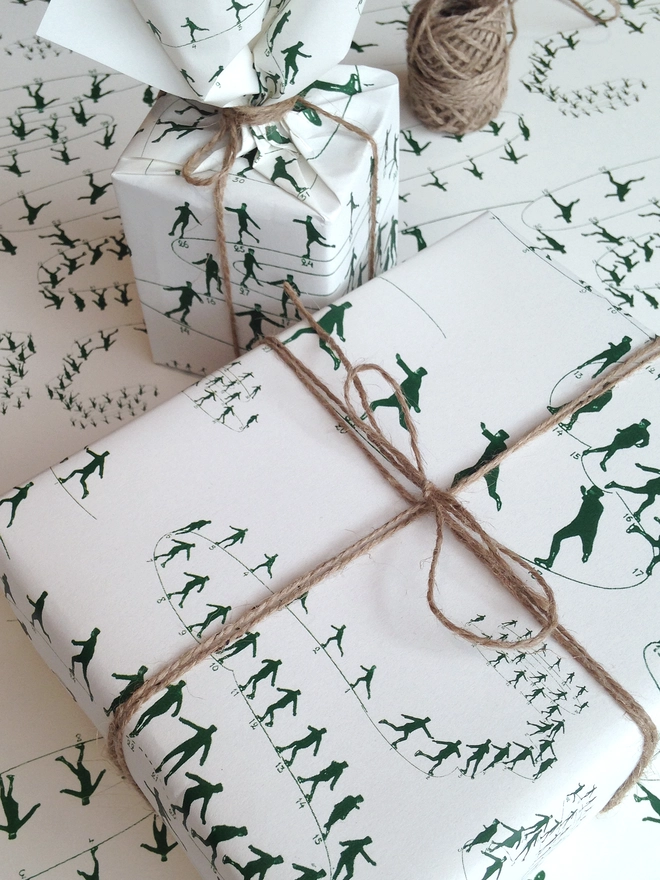Figure Skater Wrapping Paper