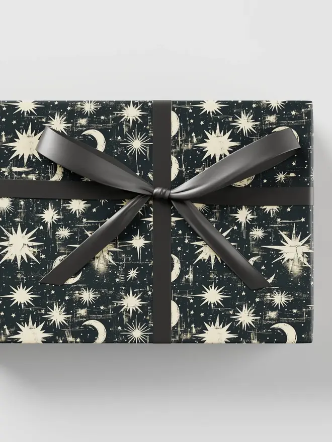 Moon & Stars Wrapping Paper