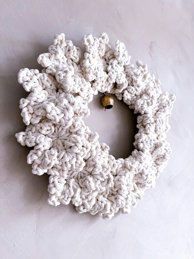 Christmas Snowflake Wreath