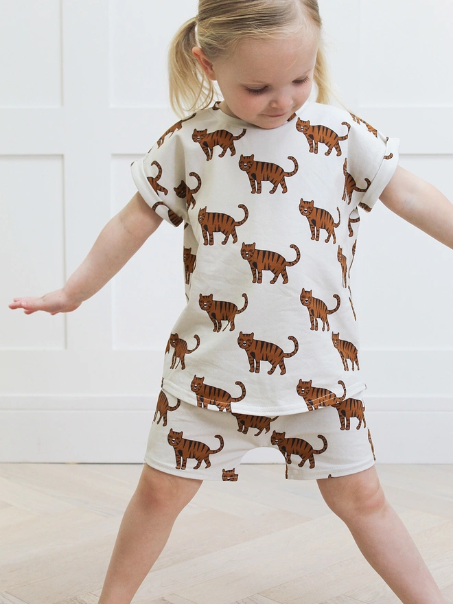 Tiger Organic Kids Shorts