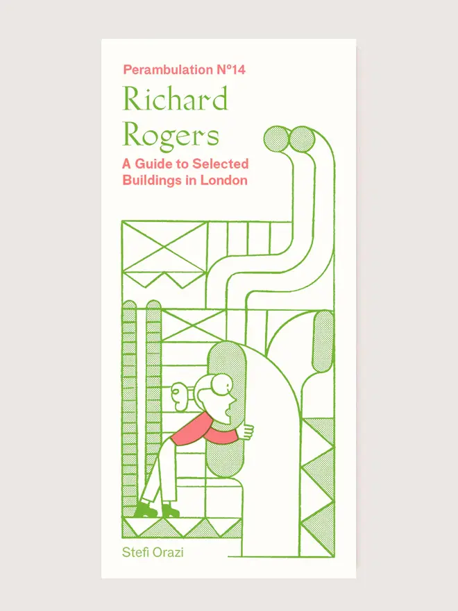 richard rogers london walking guide. a walking map of iconic london buildings.