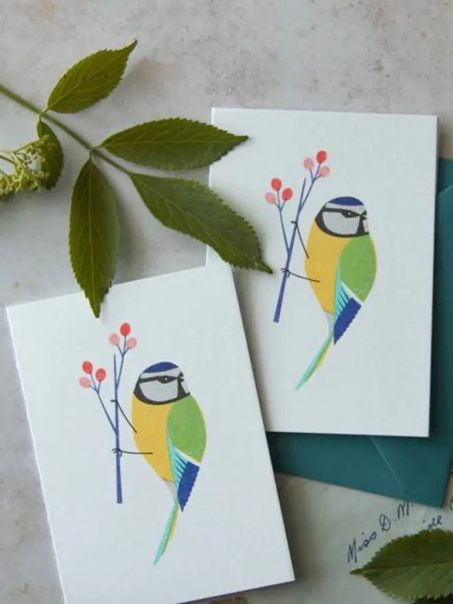 Blue Tit Mini Card