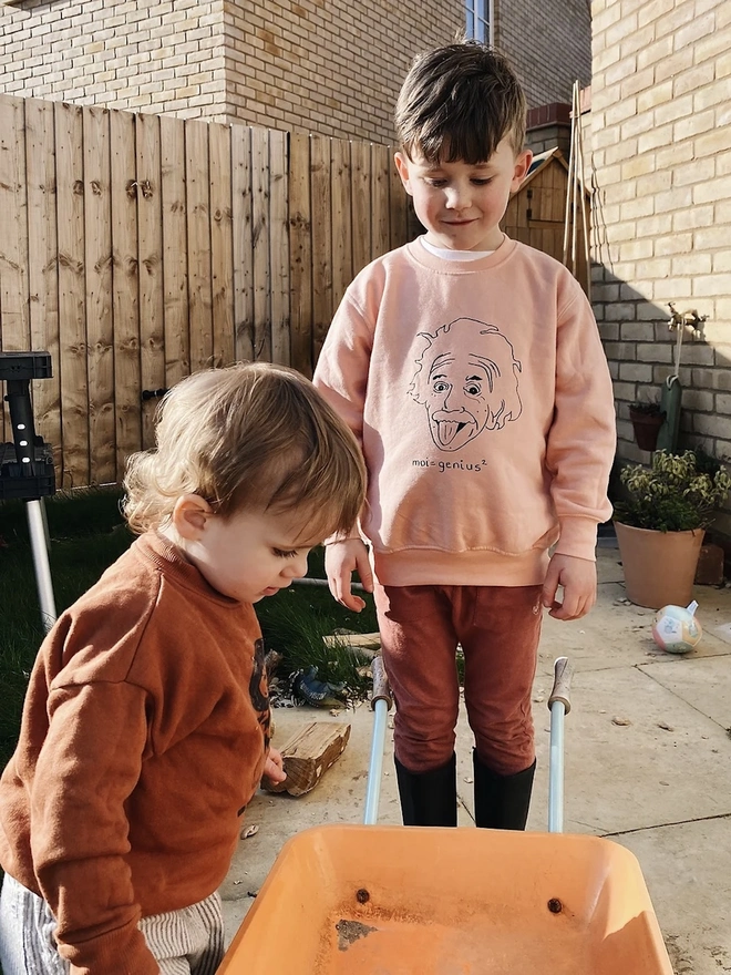 Albert Einstein Kids Sweatshirt