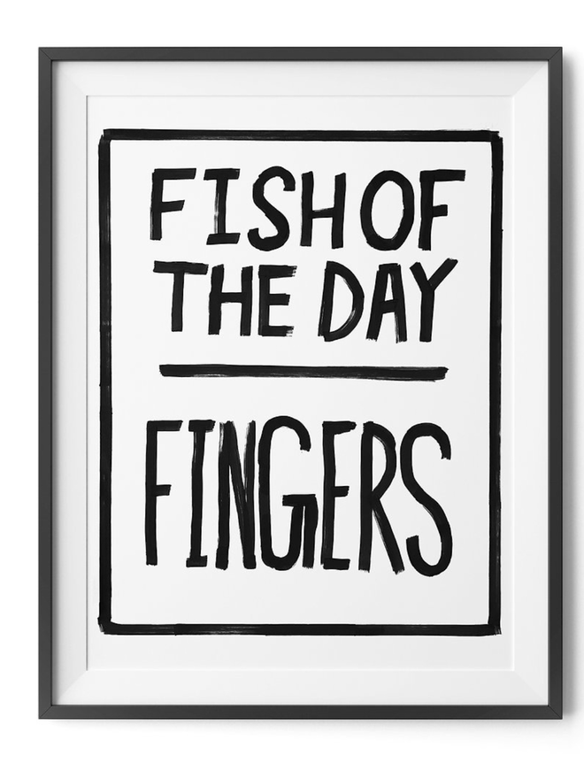 Fish of the Day Print