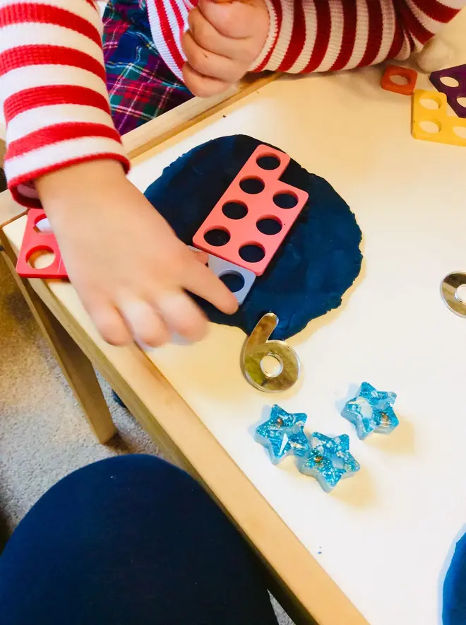 Navy Winter Playdough Kit