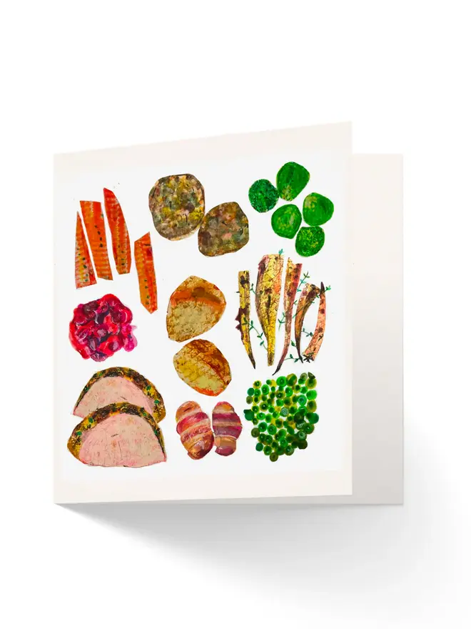 Christmas Lunch Greetings Card
