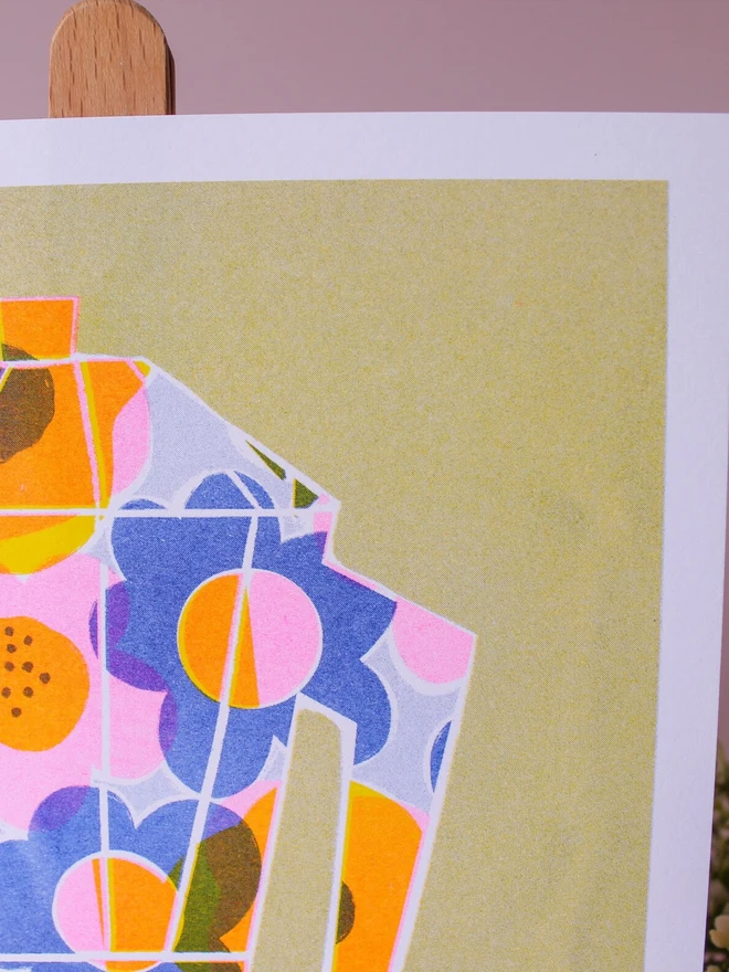 A4 Morning Coffee Risograph Print