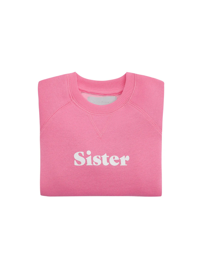 pink sister sweatshirt