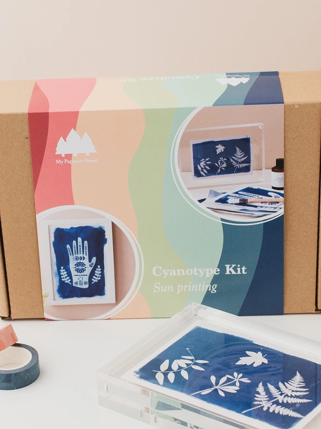 Cyanotype sun printing kit by My Papercut Forest