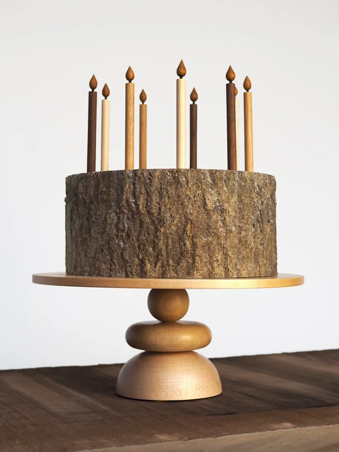 Wooden Float Cake Stand 