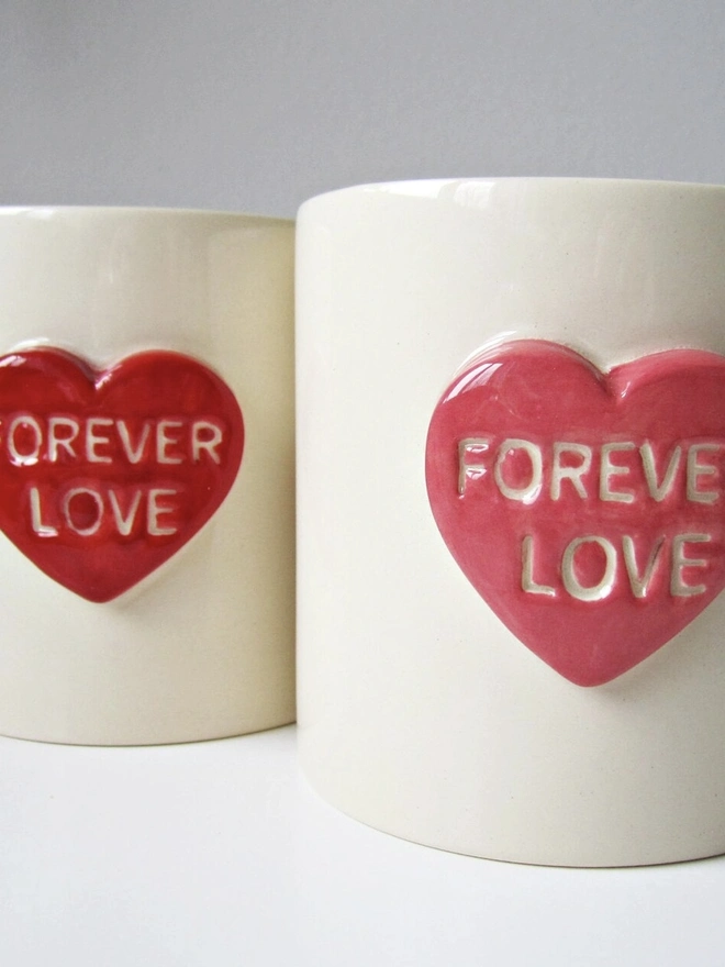 Love Heart Ceramic Mug 