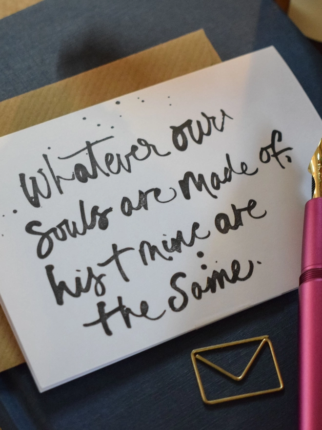 Wuthering Heights Valentine's Day Card