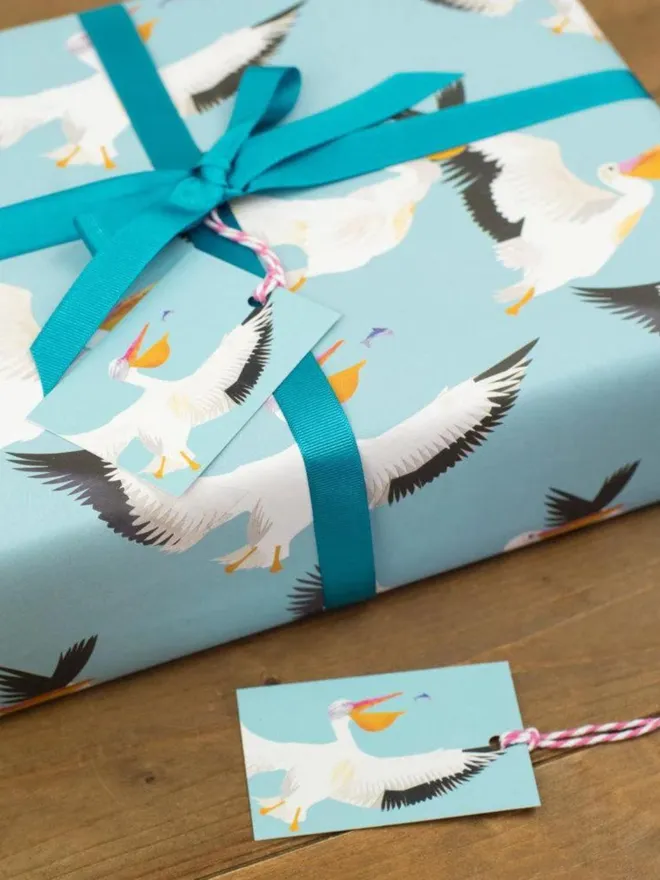 Pelican Party Wrapping Paper