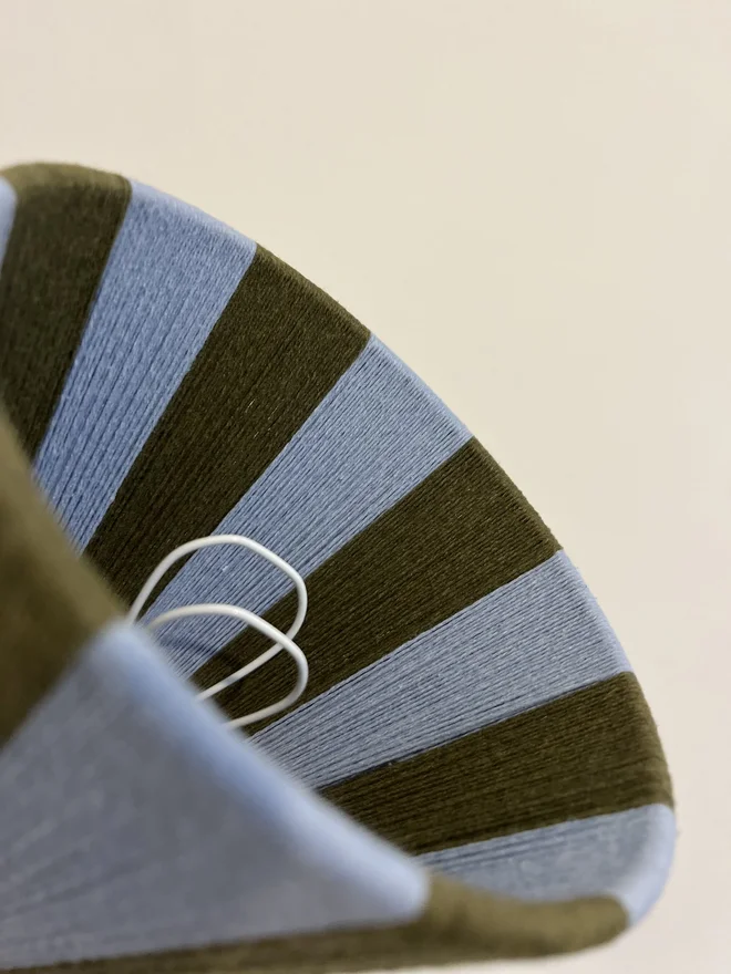 Sweet Pea The Olive Green And Light Blue Stripe String Lam